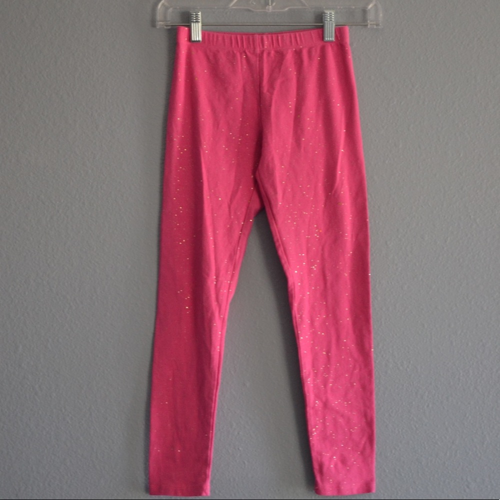 Vigoss | Vigoss Girls Hot Pink Sparkle Leggings Sz XL